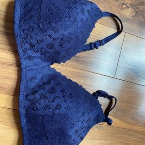 Aerie Navy Blue Wireless Bra